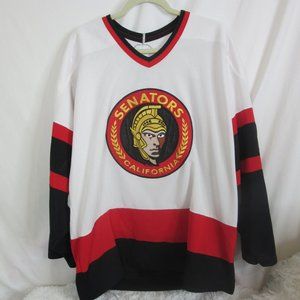 CCM Jersey California Senators Ice Hockey Team Home Game Heavyweight Size Large